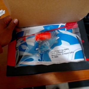 Off white Nike Air Jordan 1" Oregon USA